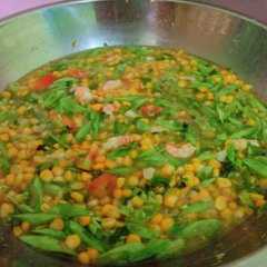 รูปของ Cah Buncis Jagung Udang