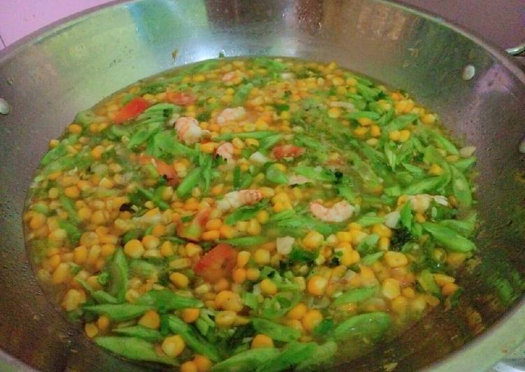 Cah Buncis Jagung Udang