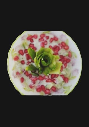 A picture of Cucumber Raita.