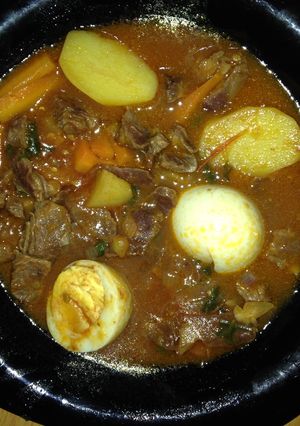 A picture of Stewed beef.