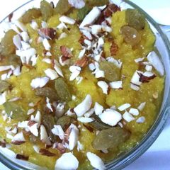 A picture of Mung Dal Halwa.