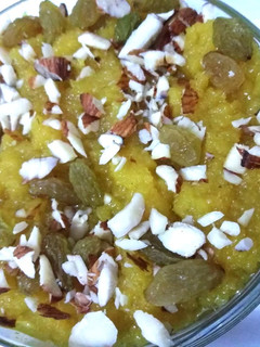 A picture of Mung Dal Halwa.