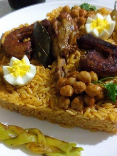 صورة لوصفة أرز بالصلصة