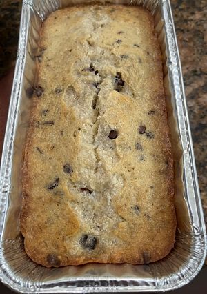 A picture of Beetle-y Banana Bread.