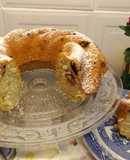 Cake de arándanos y frambuesas