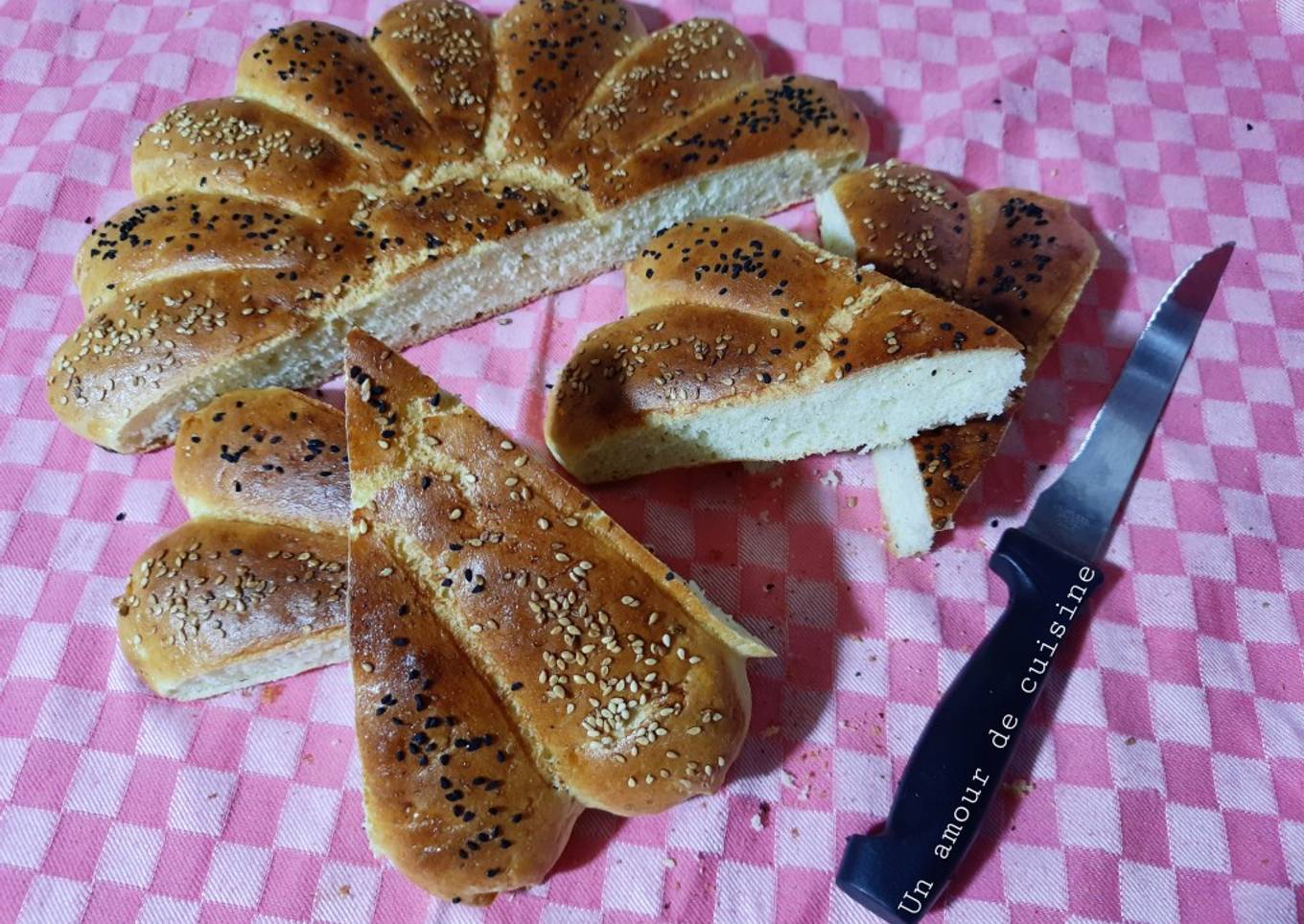 Pain fleur aux graines 🌼