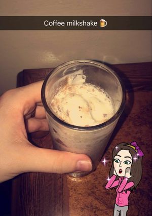 صورة لوصفة Coffee milkshake مخفوق الحليب والشوكلاته