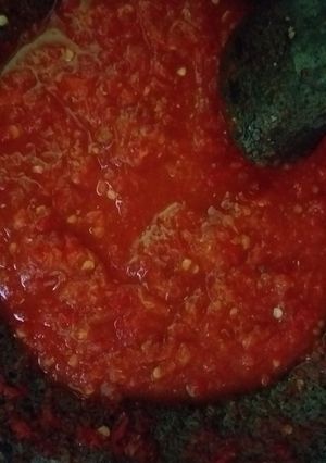 Foto resep Sambel terasi cowet