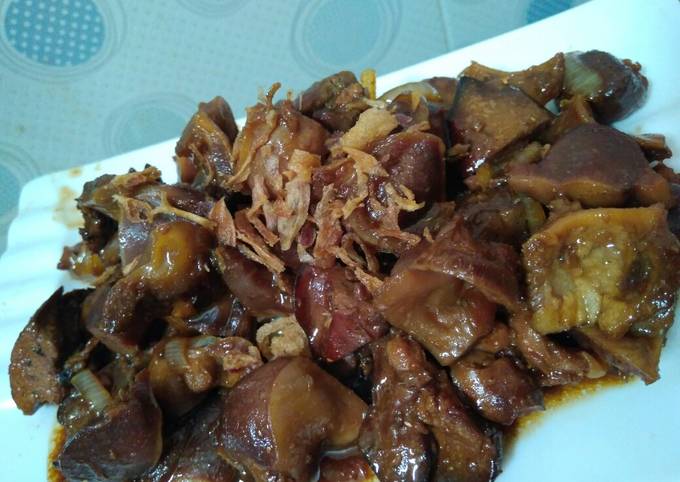 Ati Ampela Masak Kecap