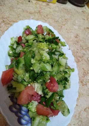 صورة لوصفة سلطه خضرا