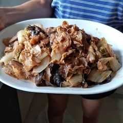 A picture of Zhai Choy with Fermented Red Beancurd.