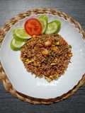 Nasi Merah Goreng Saus Hoisin