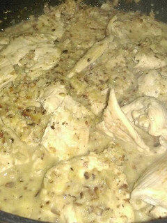 Una foto de Pechugas de pavo en Salsa de Almendras