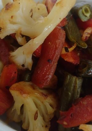 ভেজিটেবল ফ্রাই(vegetable fry recipe in Bengali) রেসিপির প্রধান ছবি
