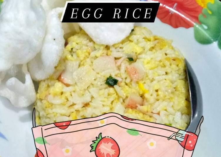 Resep Sarapan Lezat : Korean Egg Rice Anti Ribet