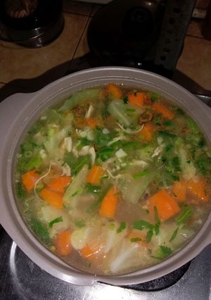 Foto resep Sop ayam suwir