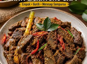 Foto resep Rendang Hati & Jantung Sapi