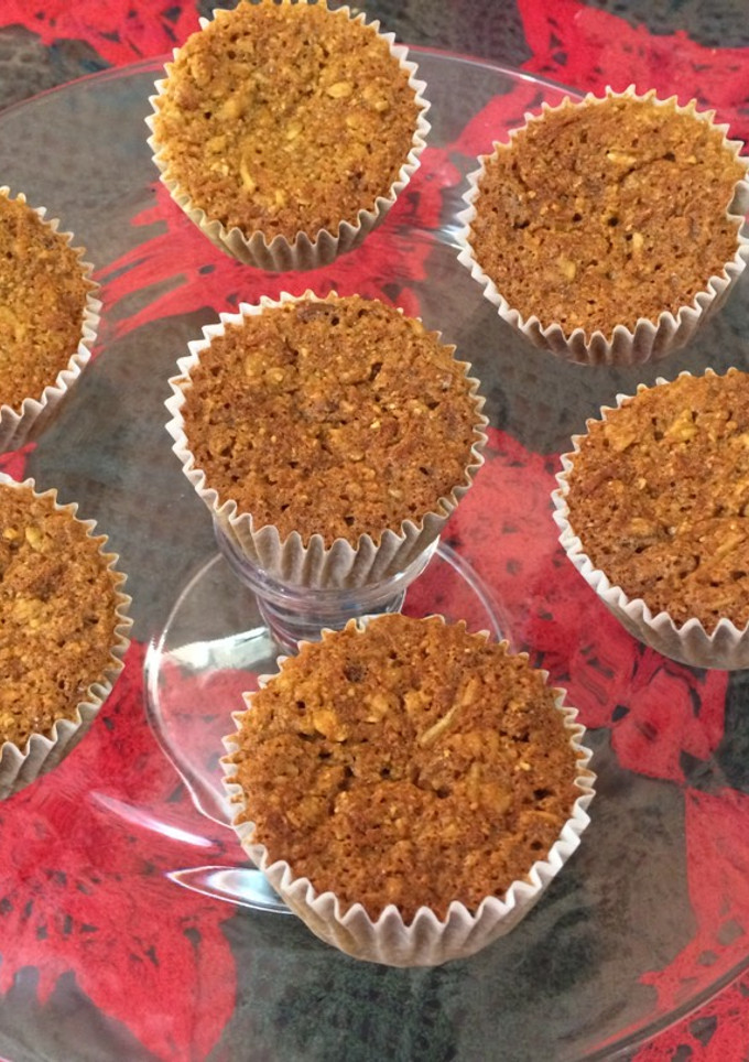 Una foto de Cakes de zanahoria con avena