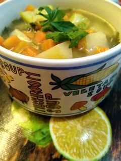 صورة لوصفة شوربة خضار بالكرفس 😋💓