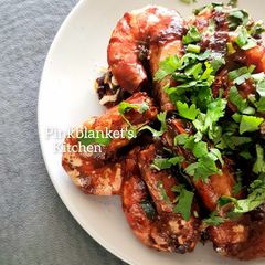 A picture of Prawns in Scallions & Shallots Sauce.