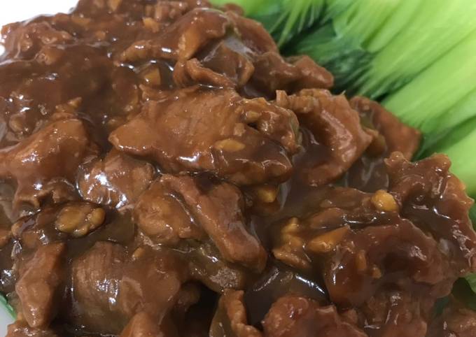 Daging Sapi masak Sawi Daging