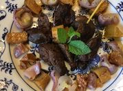 A picture of grilled liver