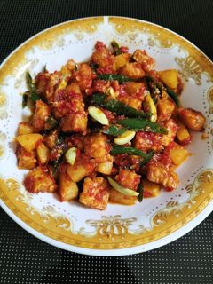 Foto resep Sambel goreng kentang, tempe & pete