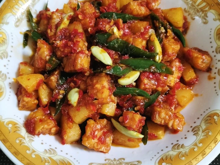 Recipe Sambel goreng kentang, tempe &amp;amp; pete the Can Spoil the Tongue Can spoil the tongue