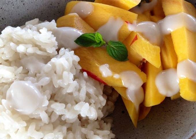 Recipe of Ultimate Thai Mango with Sweet Sticky Rice