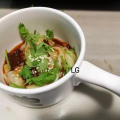 A picture of Dumpling With Honey Soy Bean Paste / Tau Chew Sauce.