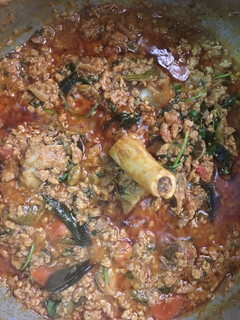 A picture of Methi Mutton keema.
