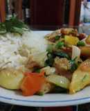 Saltado de mondongo
