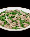 SP.0133 - Thịt Heo Xào Nấm & Đậu Cô-Ve