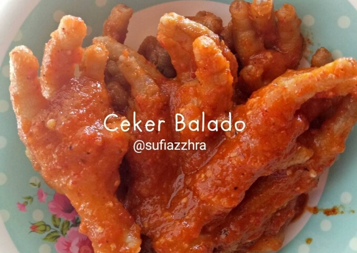 Ceker balado enak bgt