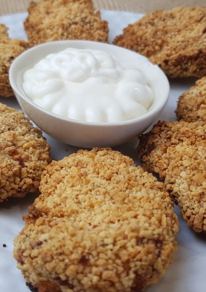 Una foto de Nuggets de pollo saludables
