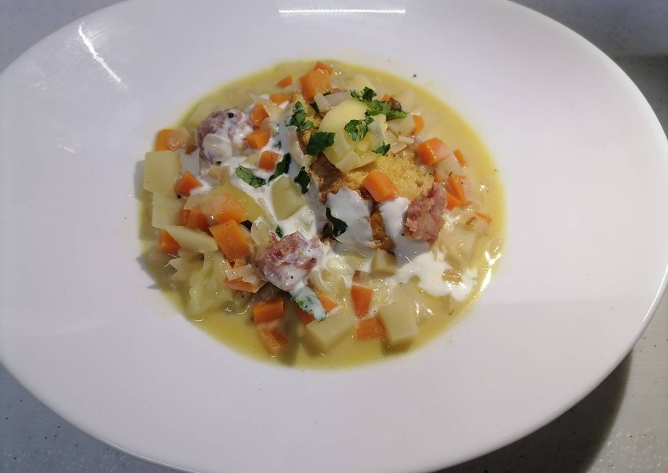 Sopa de cerveza