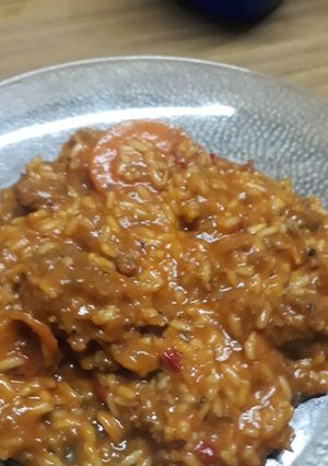 Una foto de Arroz con albóndigas
