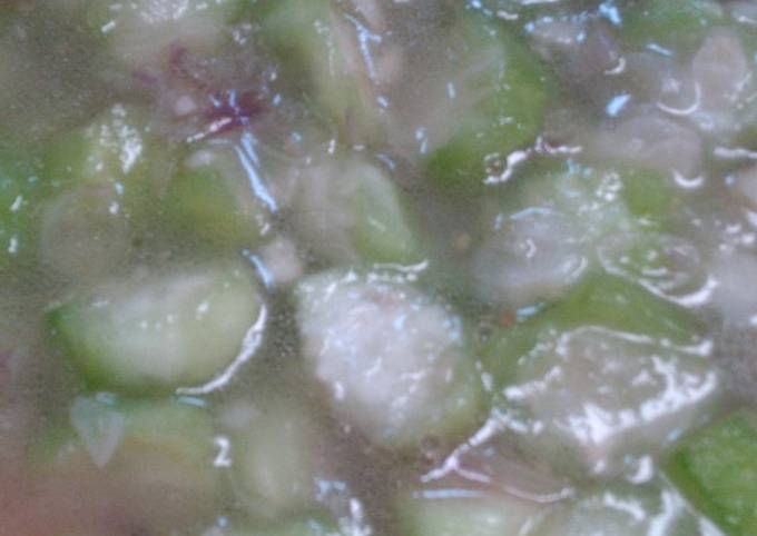 Cara Gampang Membuat Oyong masak kuah, Sempurna