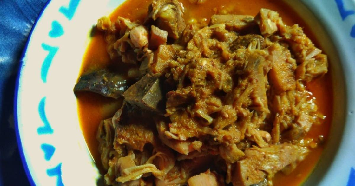 Resep Rendang Nangka Dan Tetelan Sapi Oleh Yuni Kurniasih Cookpad 