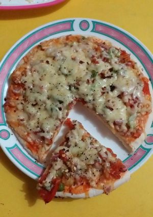 A picture of Homemade pizza.