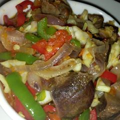 A picture of Gizzard Cabbage Sauce.