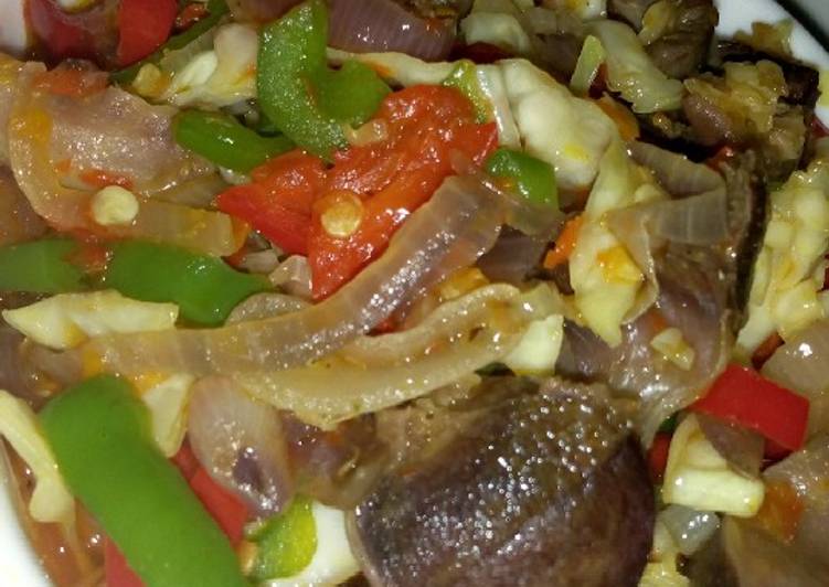 Gizzard Cabbage Sauce