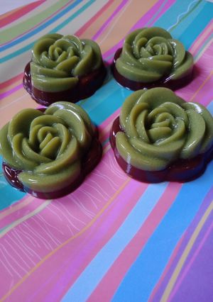 Foto resep Puding chocolatos gren tea bunga mawar🌹