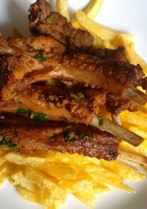 A picture of Fried pork ribs.