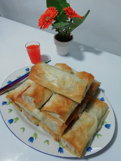Una foto de Rollitos de primavera al horno