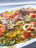Fregola sarda allo zafferano con pesce