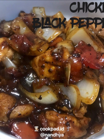 Cara Gampang Menyiapkan [82] Chicken Black Pepper Menu Enak