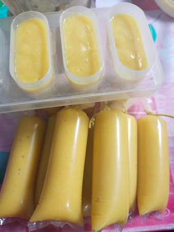 Resep Es Loli / Es Lilin jus mangga yang Lezat Sekali