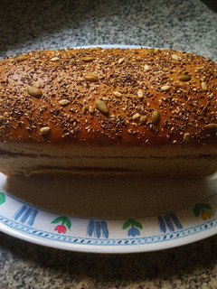 Una foto de Pan de molde integral