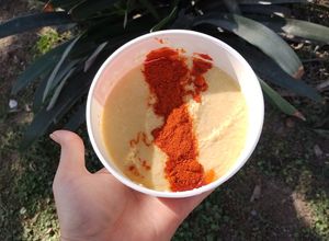 Una foto de Hummus de Garbanzos